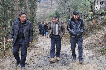 民建昭通市委深入挂钩扶贫点调研