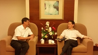 周汉民副主席会见民建普洱市委主委童书玮一行