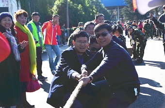 永盈彩票机关参加冬运会