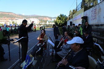 医药卫生基层委员会参加永盈彩票第五届冬季运动会