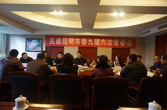 民建昆明市委召开九届六次常务委员会会议