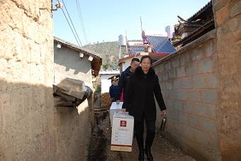 民建玉溪市委开展春节前走访慰问活动