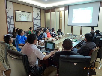 经贸基层委第三支部到会员企业开展活动