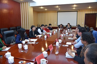 中共曲靖市委统战部长到民建曲靖市委调研