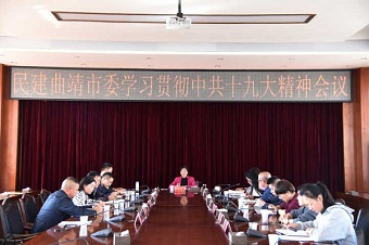 民建曲靖市委召开学习贯彻十九大精神专题会议